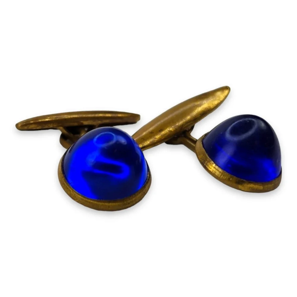 Vintage blue glass